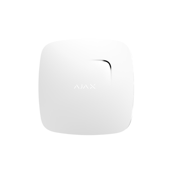 Fire Protect Plus White Wireless Smoke and Heat Detector AJAX