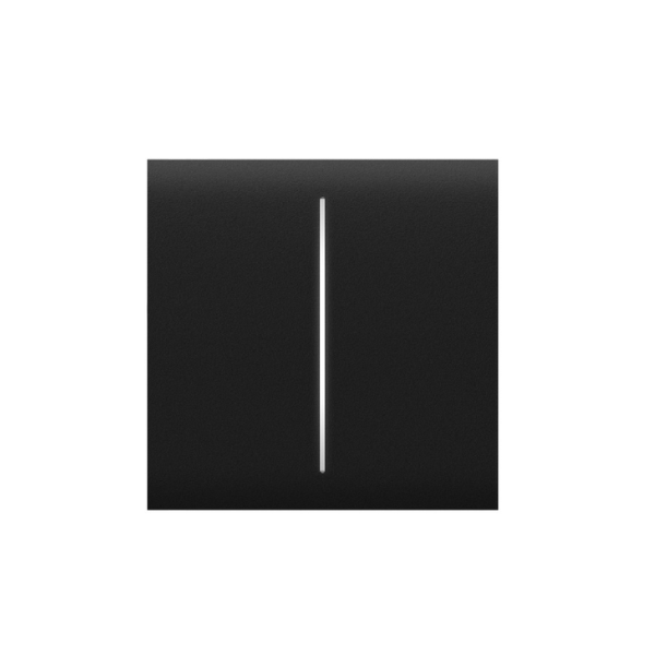 Center Button (2-Gang) Black Button AJAX